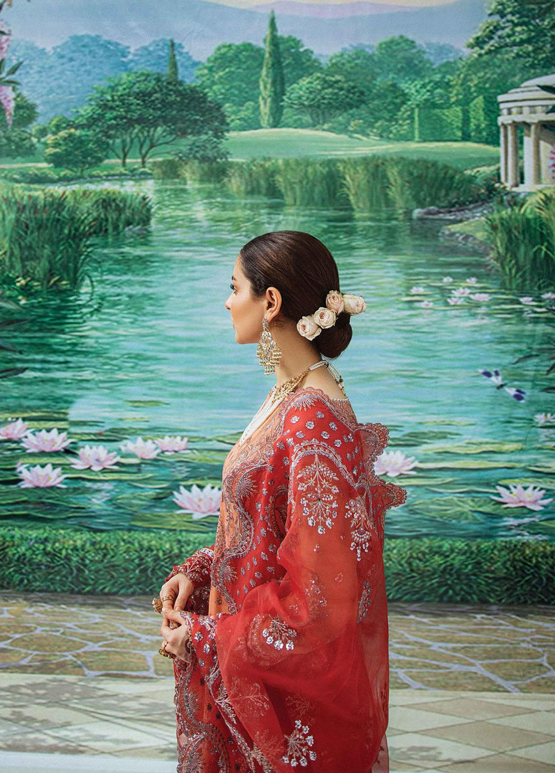 Shehnai by Afrozeh Embroidered Chiffon Suits Unstitched 3 Piece AF21SW 06 TABASSUM - Luxury Formals Collection