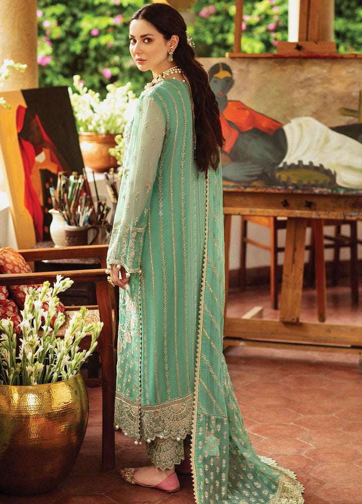 Shehnai by Afrozeh Embroidered Chiffon Suits Unstitched 3 Piece AF21SW 07 JOHARTAAL - Luxury Formals Collection