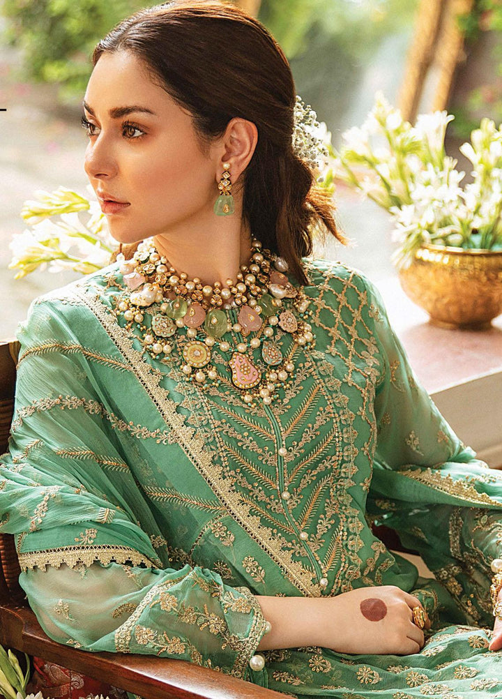 Shehnai by Afrozeh Embroidered Chiffon Suits Unstitched 3 Piece AF21SW 07 JOHARTAAL - Luxury Formals Collection