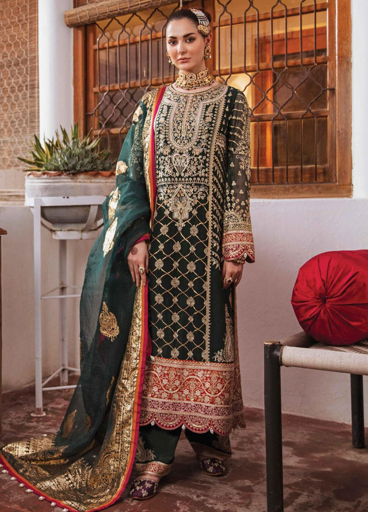 Shehnai by Afrozeh Embroidered Chiffon Suits Unstitched 3 Piece AF21SW 10 RAATKUMARI - Luxury Formals Collection