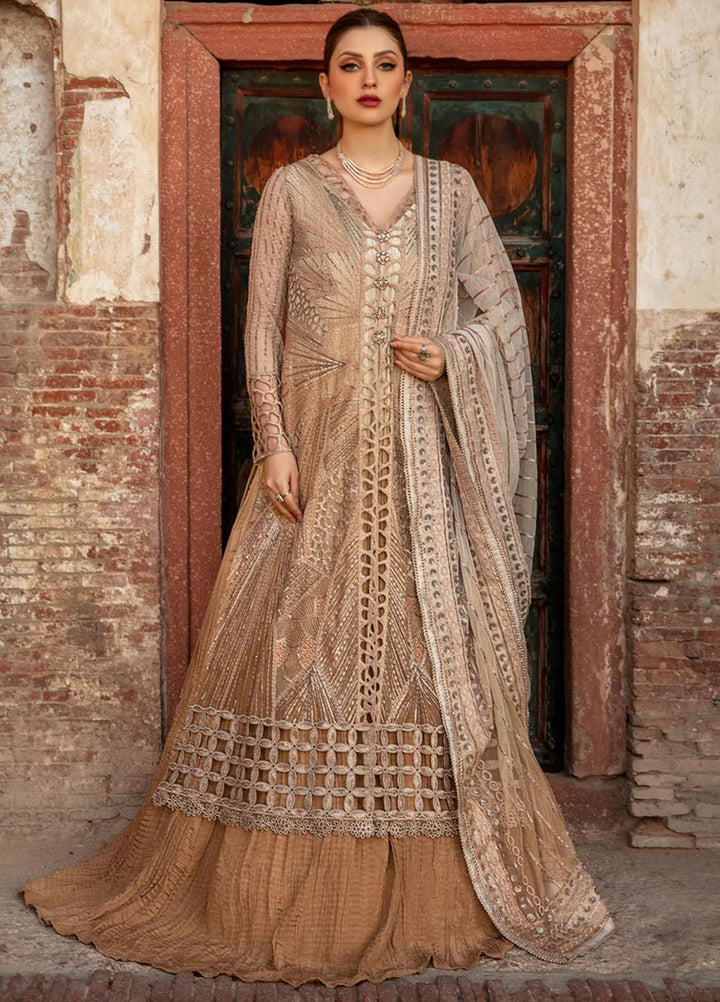 Shehnaiya By Rang Rasiya Embroidered Net Suits Unstitched 4 Piece RR23SH D-01 Roshni - Wedding Collection