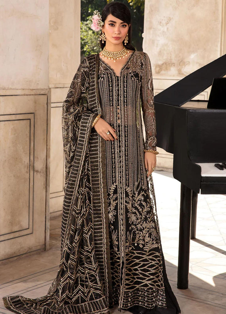 Shehnaiya By Rang Rasiya Embroidered Net Suits Unstitched 4 Piece RR23SH D-05 Layla - Wedding Collection