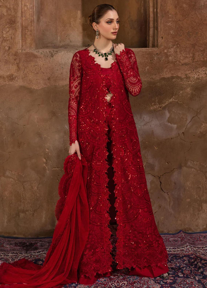 Shehnaiya By Rang Rasiya Embroidered Net Suits Unstitched 4 Piece RR23SH D-08 Shahnoor - Wedding Collection