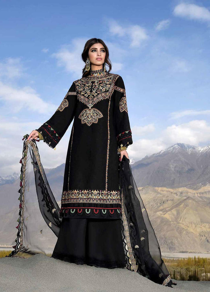 Shehr-e-Yaar By Asim Jofa Embroidered Jacquard Suits Unstitched 3 Piece AJ22SY AJSL 01 - Luxury Collection