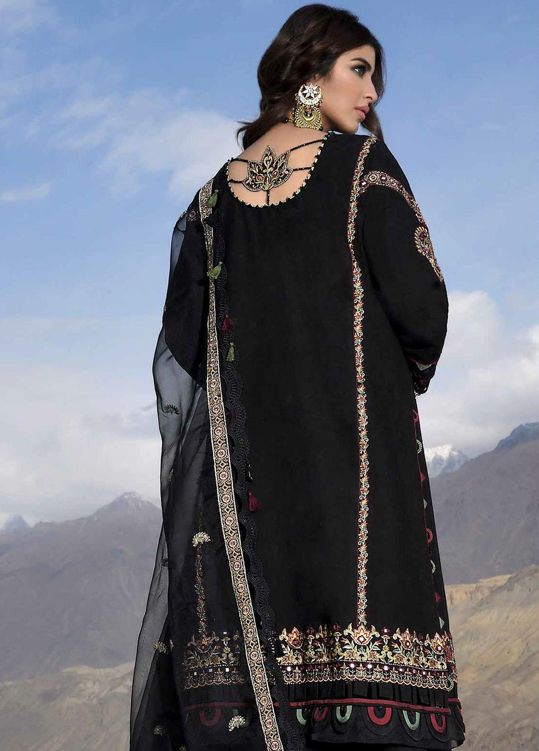 Shehr-e-Yaar By Asim Jofa Embroidered Jacquard Suits Unstitched 3 Piece AJ22SY AJSL 01 - Luxury Collection