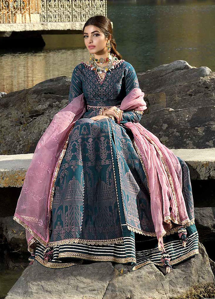 Shehr-e-Yaar By Asim Jofa Embroidered Jacquard Suits Unstitched 3 Piece AJ22SY AJSL 05 - Luxury Collection