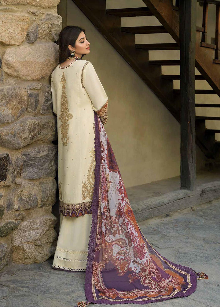 Shehr-e-Yaar By Asim Jofa Embroidered Jacquard Suits Unstitched 3 Piece AJ22SY AJSL 06 - Luxury Collection