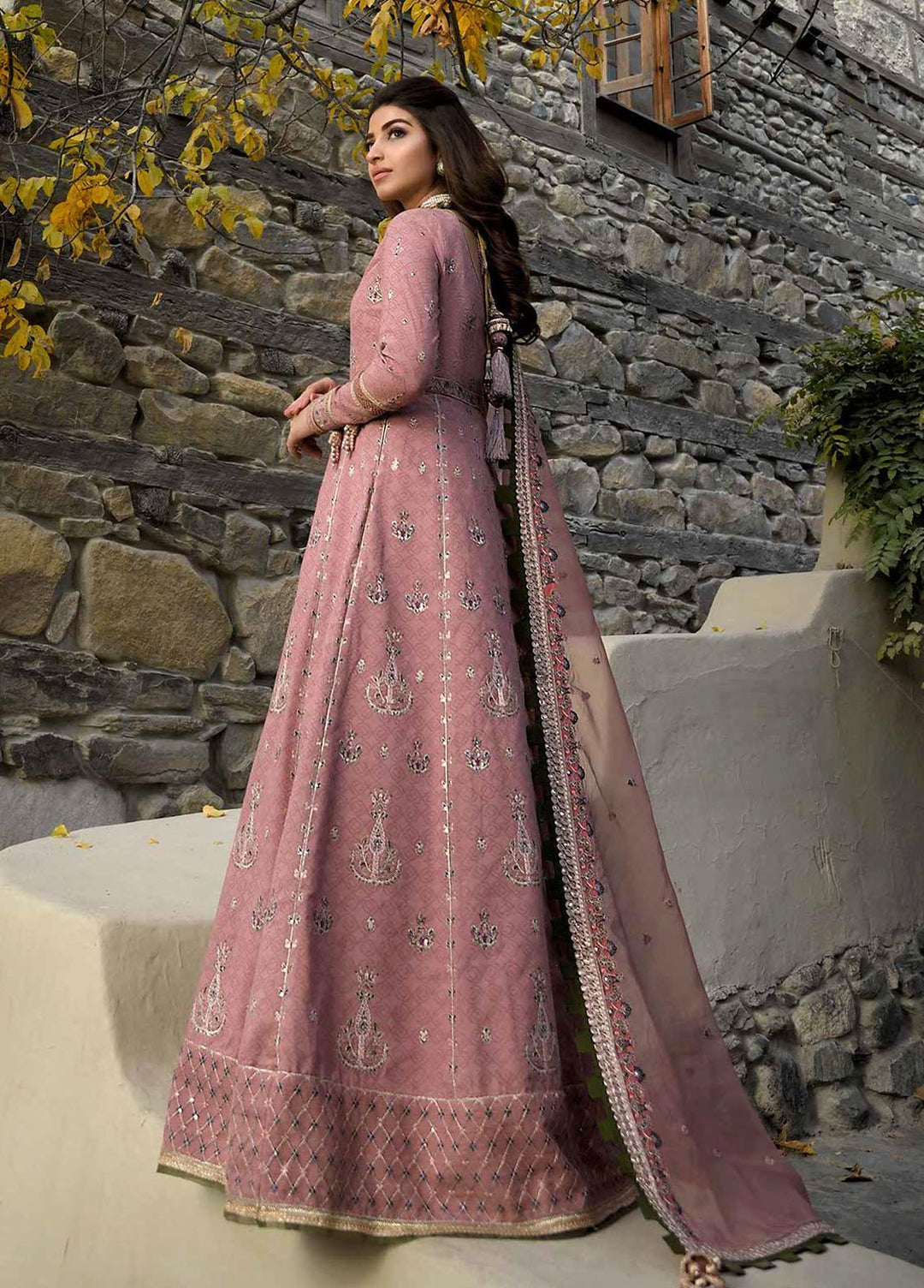 Shehr-e-Yaar By Asim Jofa Embroidered Jacquard Suits Unstitched 3 Piece AJ22SY AJSL 09 - Luxury Collection