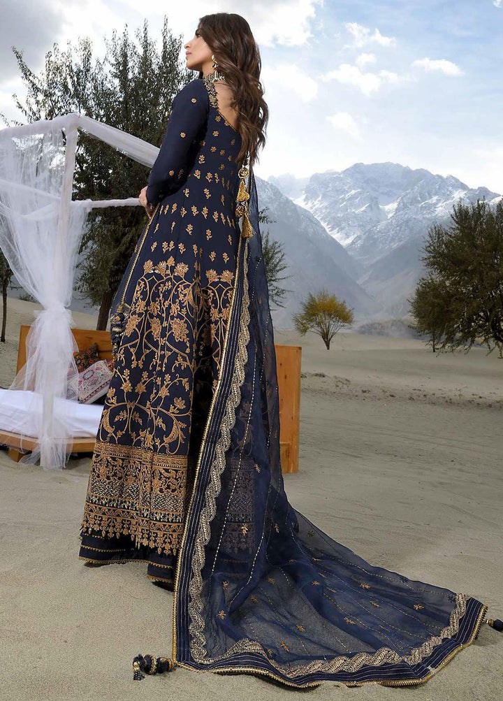 Shehr-e-Yaar By Asim Jofa Embroidered Lawn Suits Unstitched 3 Piece AJ22SY AJSL 18 - Luxury Collection