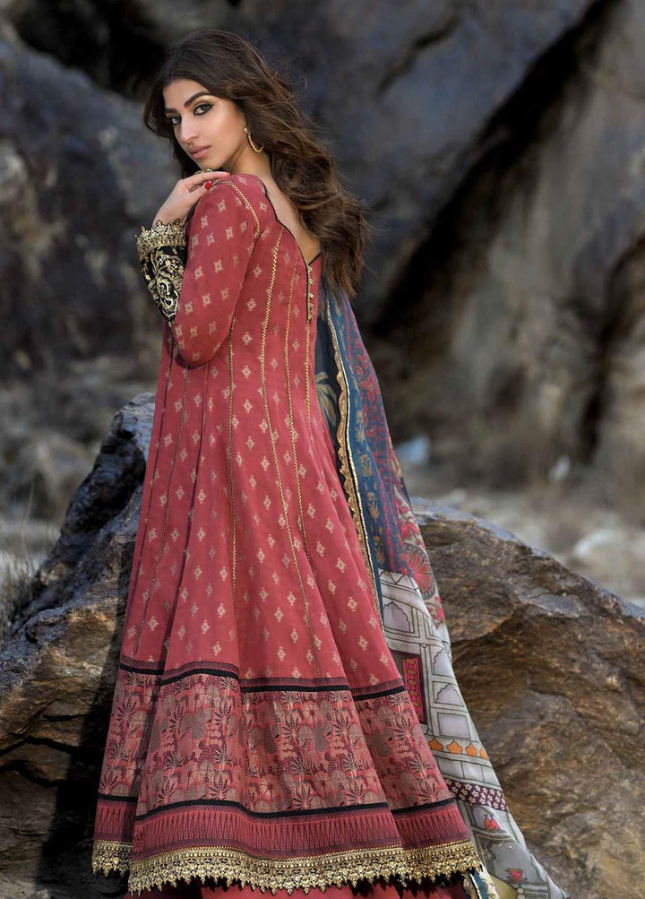 Shehr-e-Yaar By Asim Jofa Embroidered Jacquard Suits Unstitched 3 Piece AJ22SY AJSL 23 - Luxury Collection