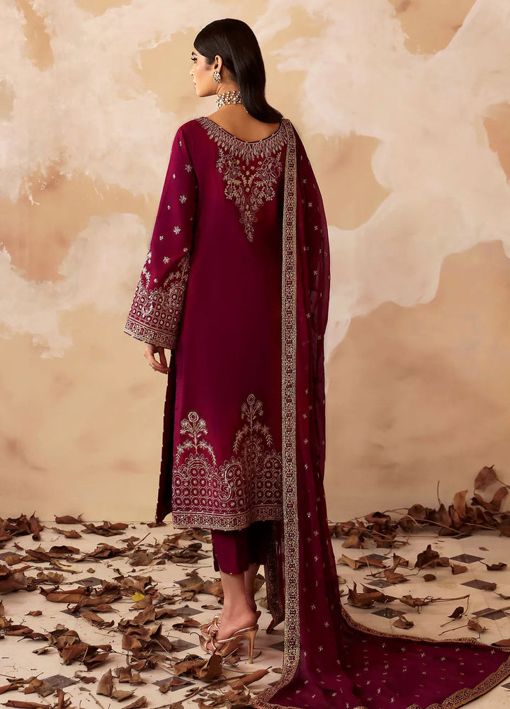 Shehrnaaz By Gulaal Embroidered Silk Suit Unstitched 3 Piece GL24SR GL-SD-24-01 Ramail - Formal Collection