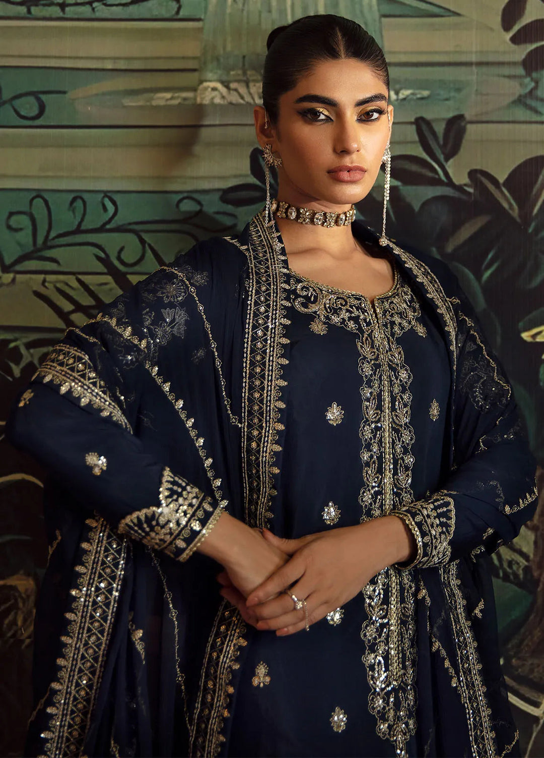Shehrnaaz By Gulaal Embroidered Silk Suit Unstitched 3 Piece GL24SR GL-SD-24-02 Leelah - Formal Collection