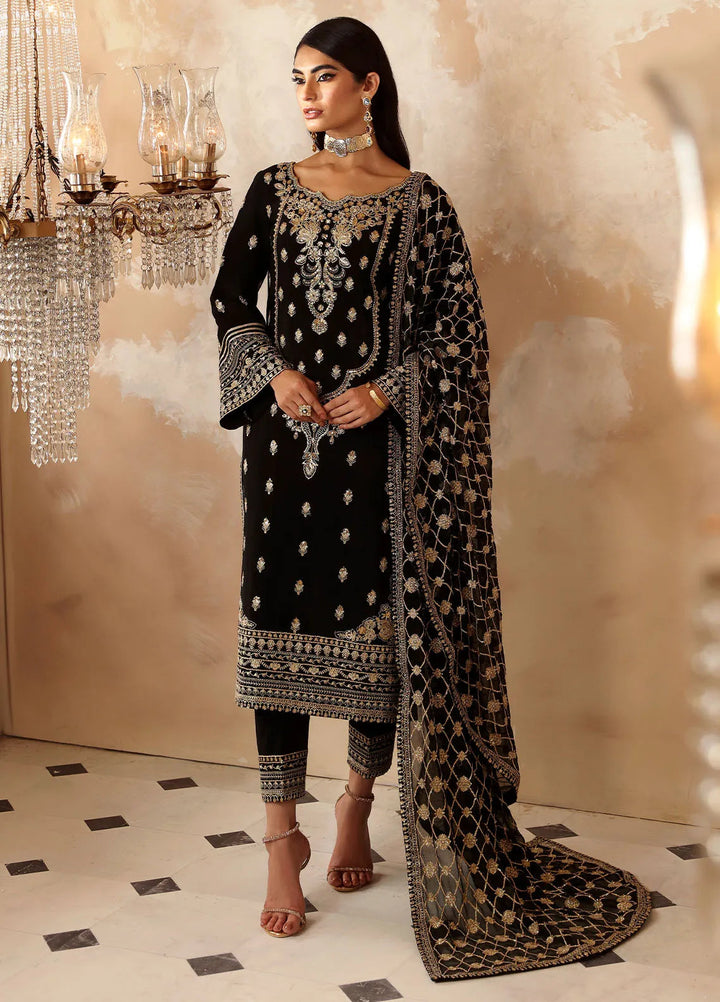 Shehrnaaz By Gulaal Embroidered Silk Suit Unstitched 3 Piece GL24SR GL-SD-24-03 Inaara - Formal Collection
