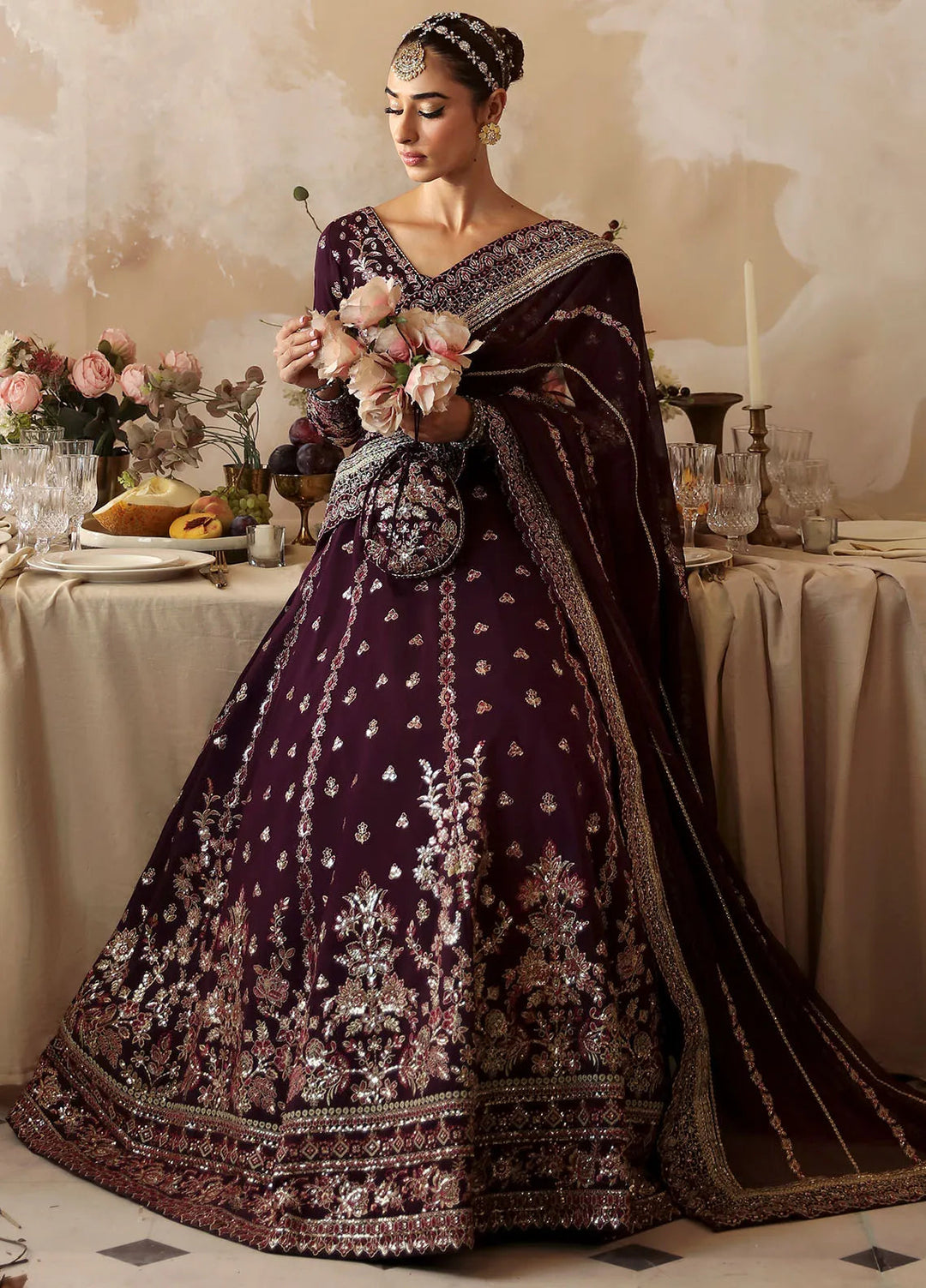 Shehrnaaz By Gulaal Embroidered Silk Suit Unstitched 3 Piece GL24SR GL-SD-24-05 Jahaan - Formal Collection