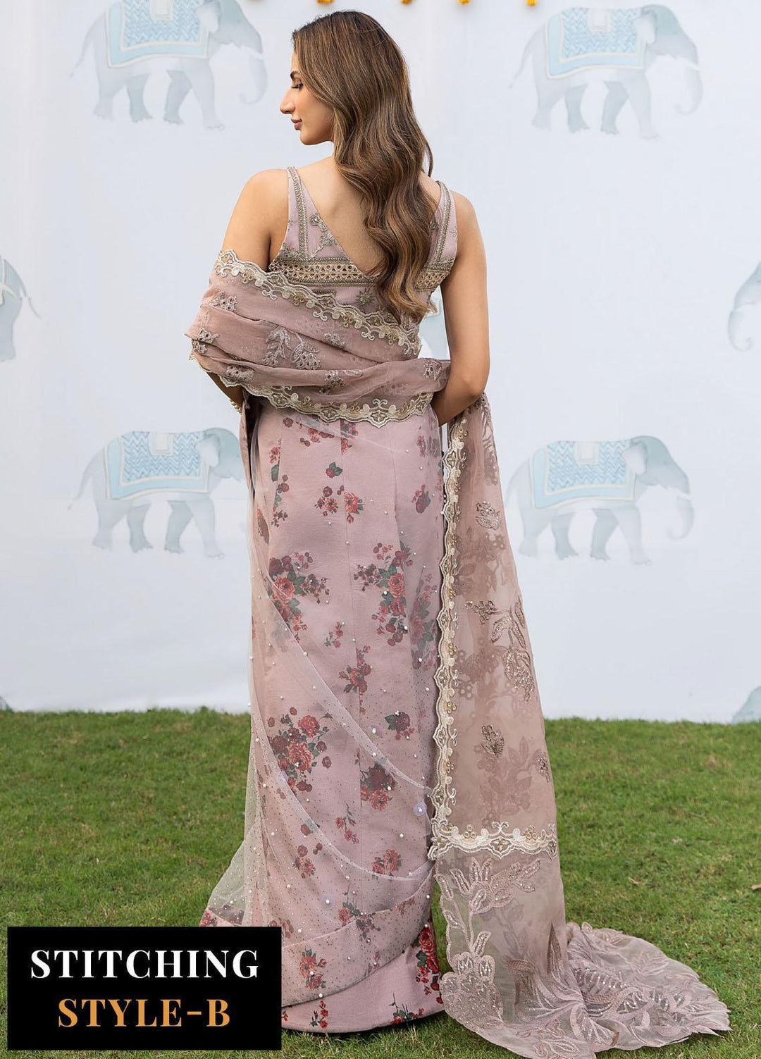 Shendi By Iznik Embroidered Net Suits Unstitched 4 Piece IZ23SH ISC 01 Saahira - Luxury Collection