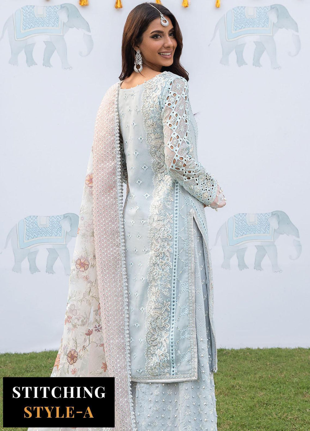 Shendi By Iznik Embroidered Chiffon Suits Unstitched 3 Piece IZ23SH ISC 02 Feroza - Luxury Collection