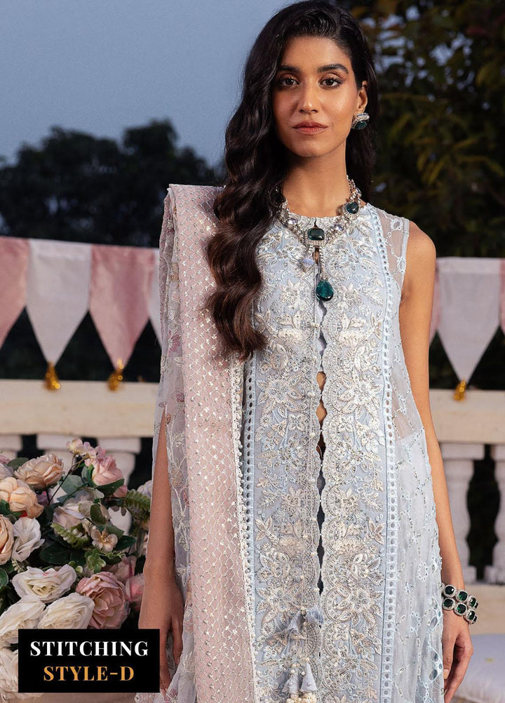 Shendi By Iznik Embroidered Chiffon Suits Unstitched 3 Piece IZ23SH ISC 02 Feroza - Luxury Collection