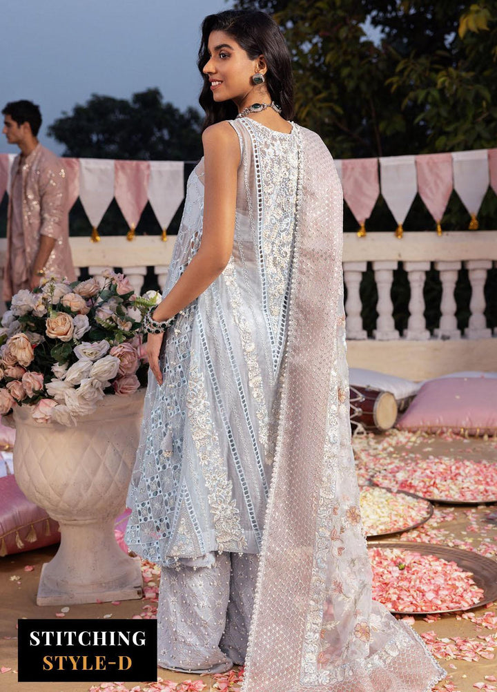 Shendi By Iznik Embroidered Chiffon Suits Unstitched 3 Piece IZ23SH ISC 02 Feroza - Luxury Collection