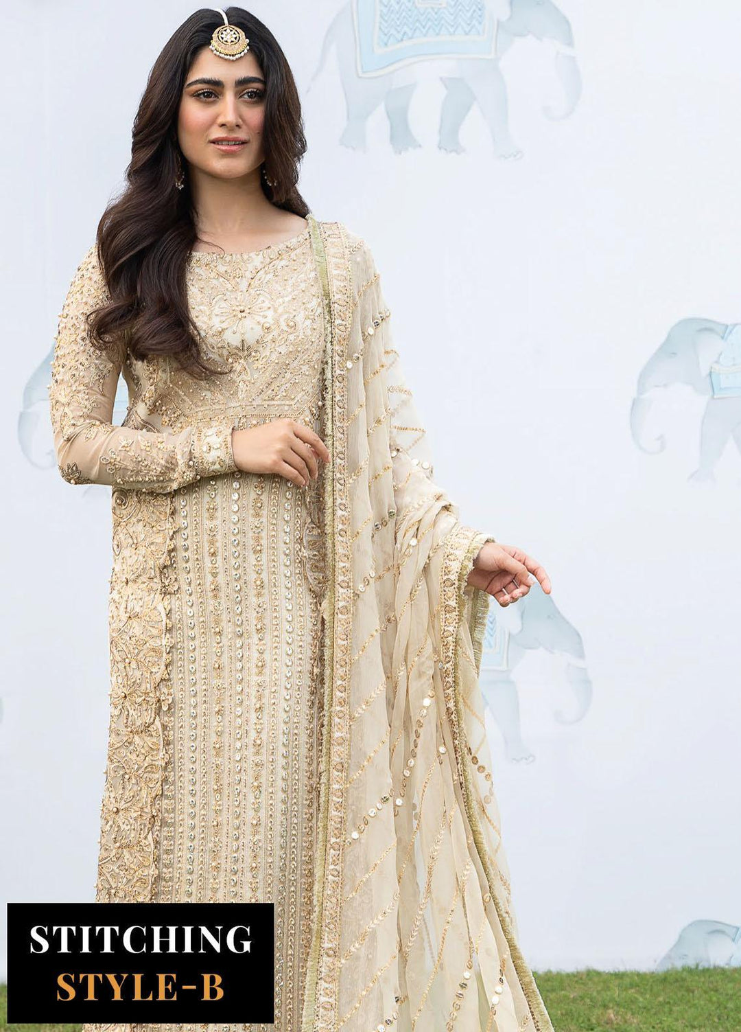 Shendi By Iznik Embroidered Chiffon Suits Unstitched 3 Piece IZ23SH ISC 03 Maiyaa - Luxury Collection