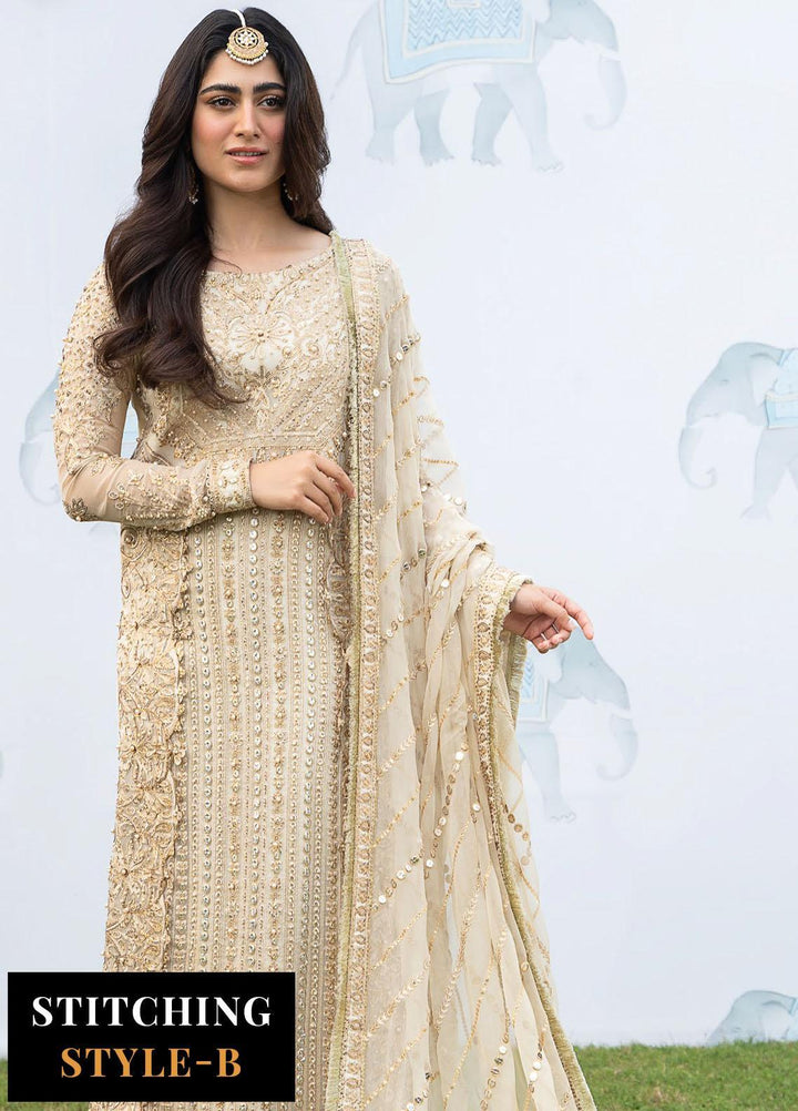 Shendi By Iznik Embroidered Chiffon Suits Unstitched 3 Piece IZ23SH ISC 03 Maiyaa - Luxury Collection