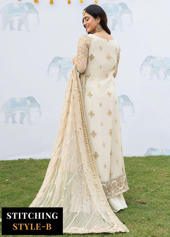 Shendi By Iznik Embroidered Chiffon Suits Unstitched 3 Piece IZ23SH ISC 03 Maiyaa - Luxury Collection