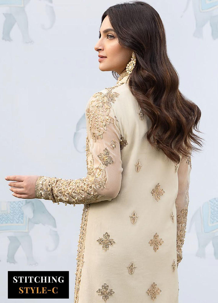 Shendi By Iznik Embroidered Chiffon Suits Unstitched 3 Piece IZ23SH ISC 03 Maiyaa - Luxury Collection