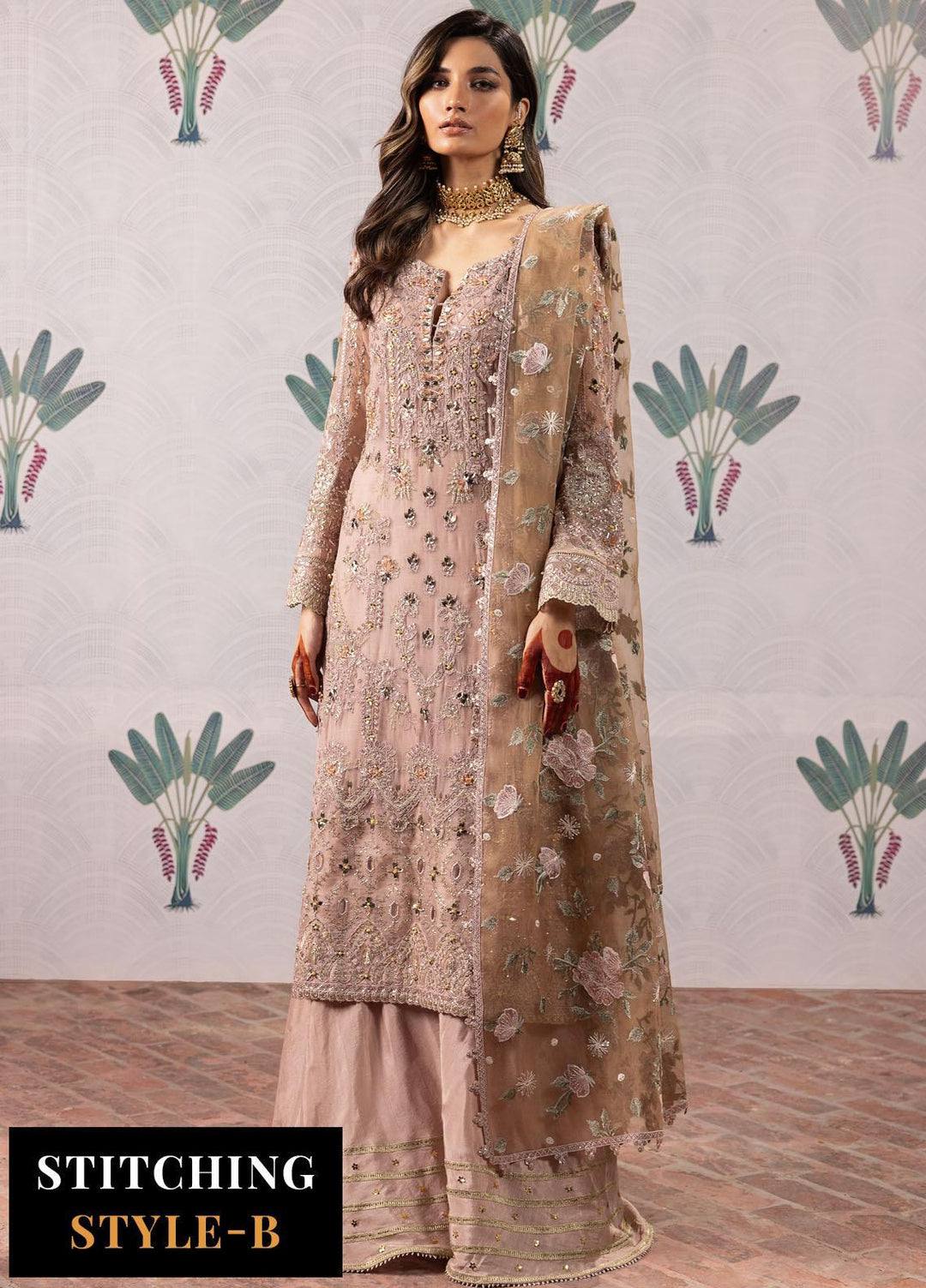 Shendi By Iznik Embroidered Chiffon Suits Unstitched 3 Piece IZ23SH ISC 04 Maala - Luxury Collection