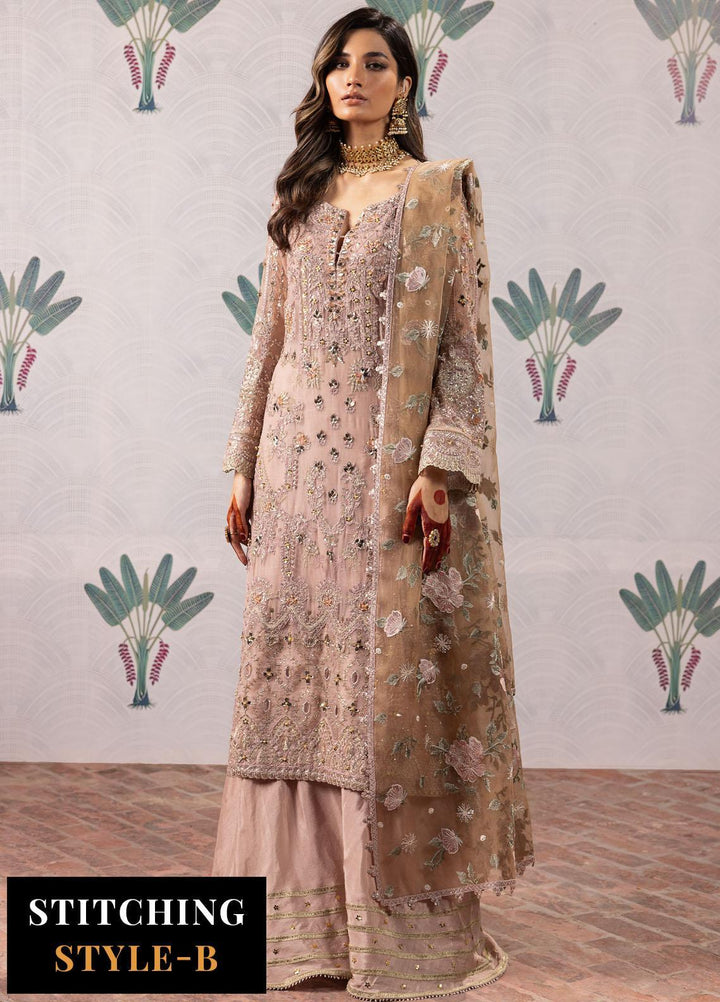 Shendi By Iznik Embroidered Chiffon Suits Unstitched 3 Piece IZ23SH ISC 04 Maala - Luxury Collection