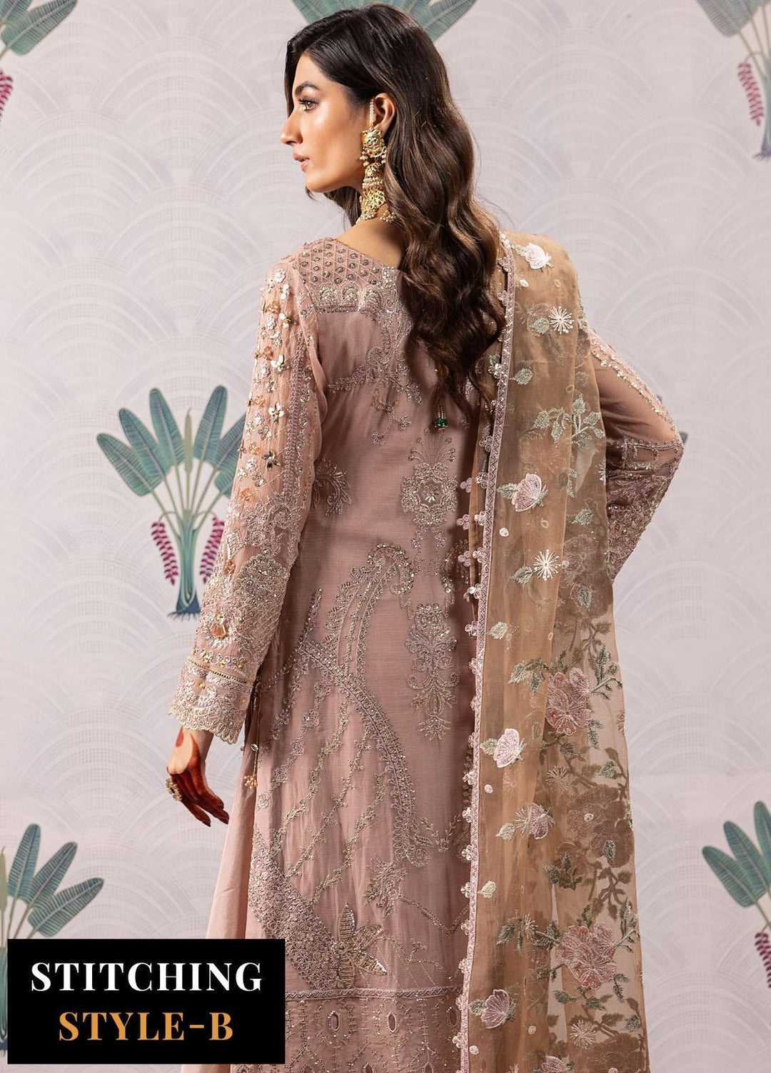 Shendi By Iznik Embroidered Chiffon Suits Unstitched 3 Piece IZ23SH ISC 04 Maala - Luxury Collection