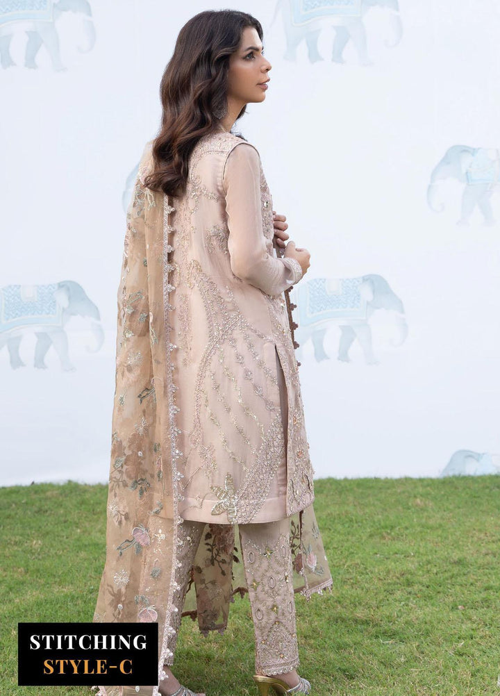 Shendi By Iznik Embroidered Chiffon Suits Unstitched 3 Piece IZ23SH ISC 04 Maala - Luxury Collection