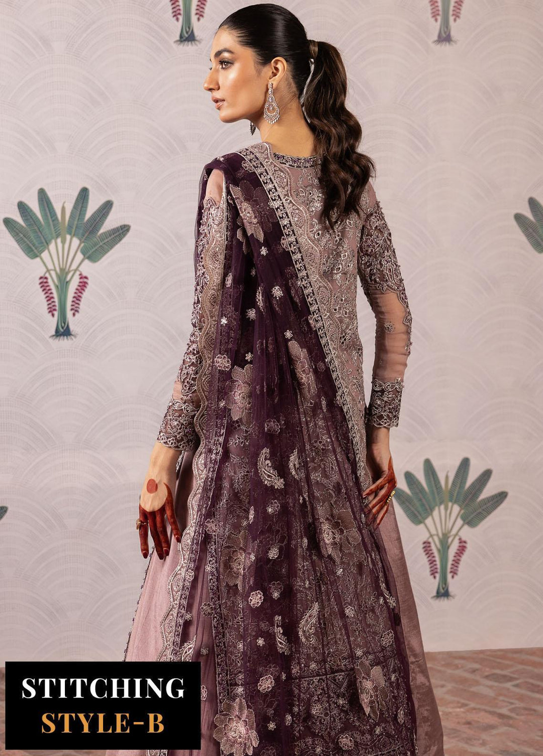 Shendi By Iznik Embroidered Chiffon Suits Unstitched 3 Piece IZ23SH ISC 05 Kaafisha - Luxury Collection