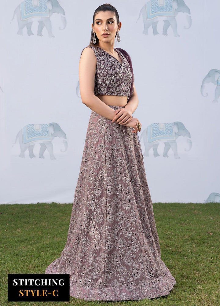 Shendi By Iznik Embroidered Chiffon Suits Unstitched 3 Piece IZ23SH ISC 05 Kaafisha - Luxury Collection