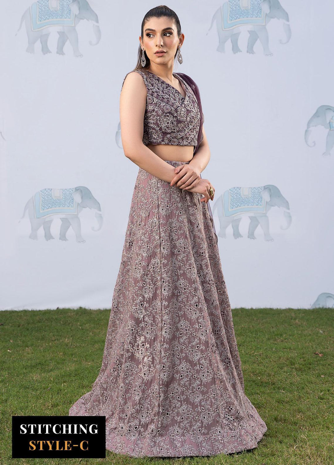 Shendi By Iznik Embroidered Chiffon Suits Unstitched 3 Piece IZ23SH ISC 05 Kaafisha - Luxury Collection