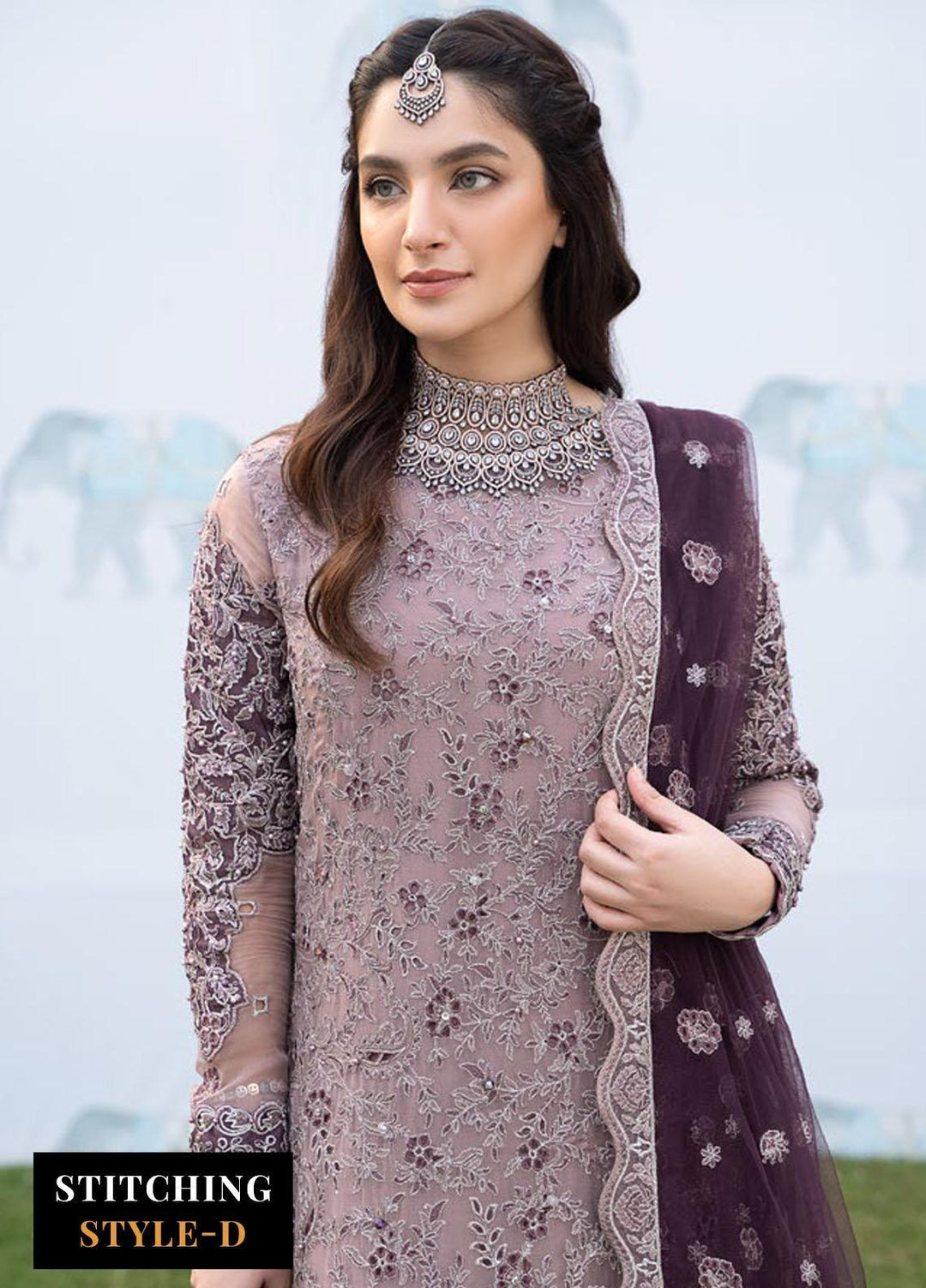 Shendi By Iznik Embroidered Chiffon Suits Unstitched 3 Piece IZ23SH ISC 05 Kaafisha - Luxury Collection