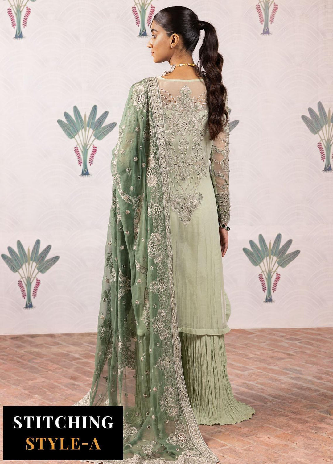 Shendi By Iznik Embroidered Chiffon Suits Unstitched 3 Piece IZ23SH ISC 06 Tehar - Luxury Collection