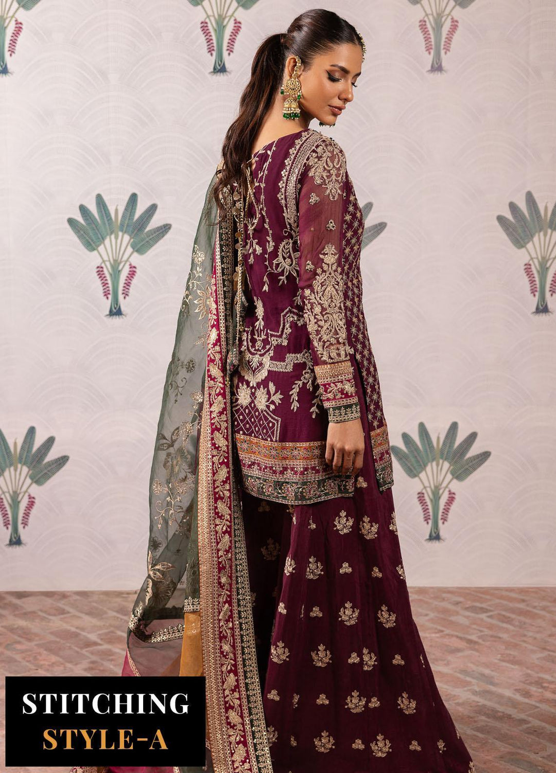 Shendi By Iznik Embroidered Chiffon Suits Unstitched 3 Piece IZ23SH ISC 07 Naurataan - Luxury Collection