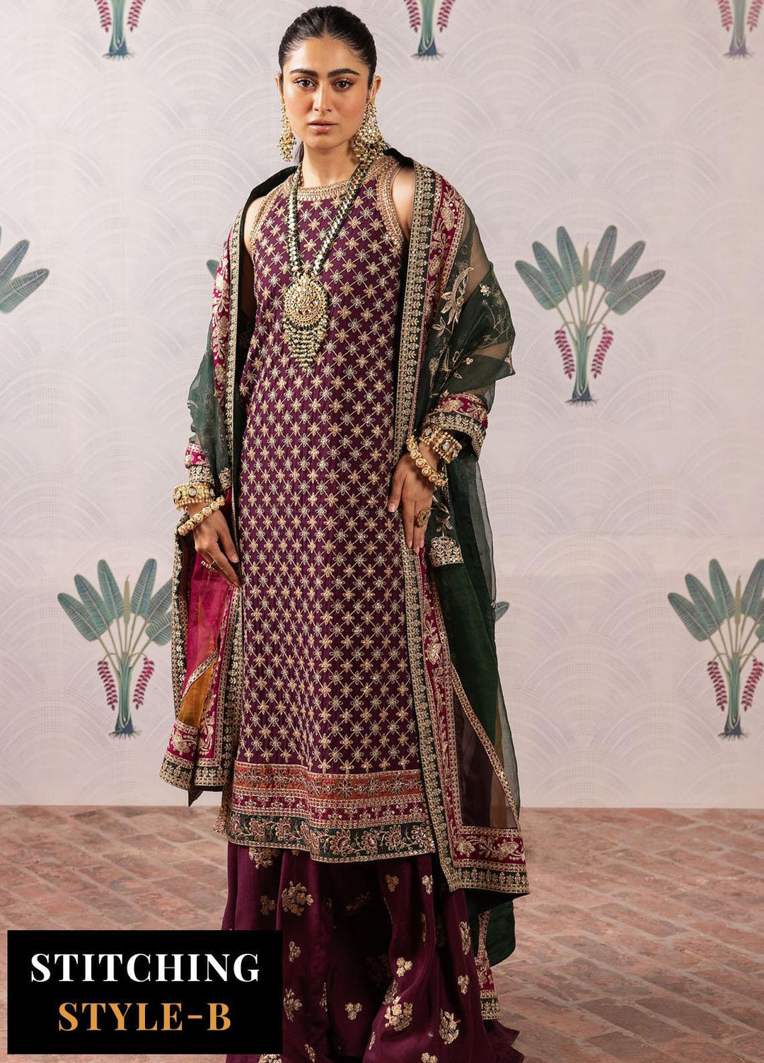 Shendi By Iznik Embroidered Chiffon Suits Unstitched 3 Piece IZ23SH ISC 07 Naurataan - Luxury Collection