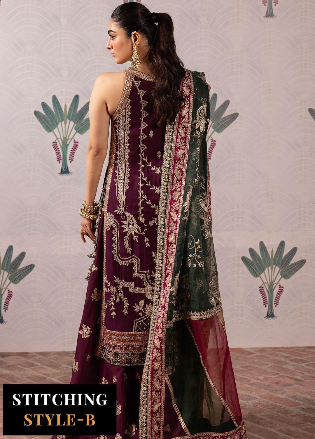 Shendi By Iznik Embroidered Chiffon Suits Unstitched 3 Piece IZ23SH ISC 07 Naurataan - Luxury Collection