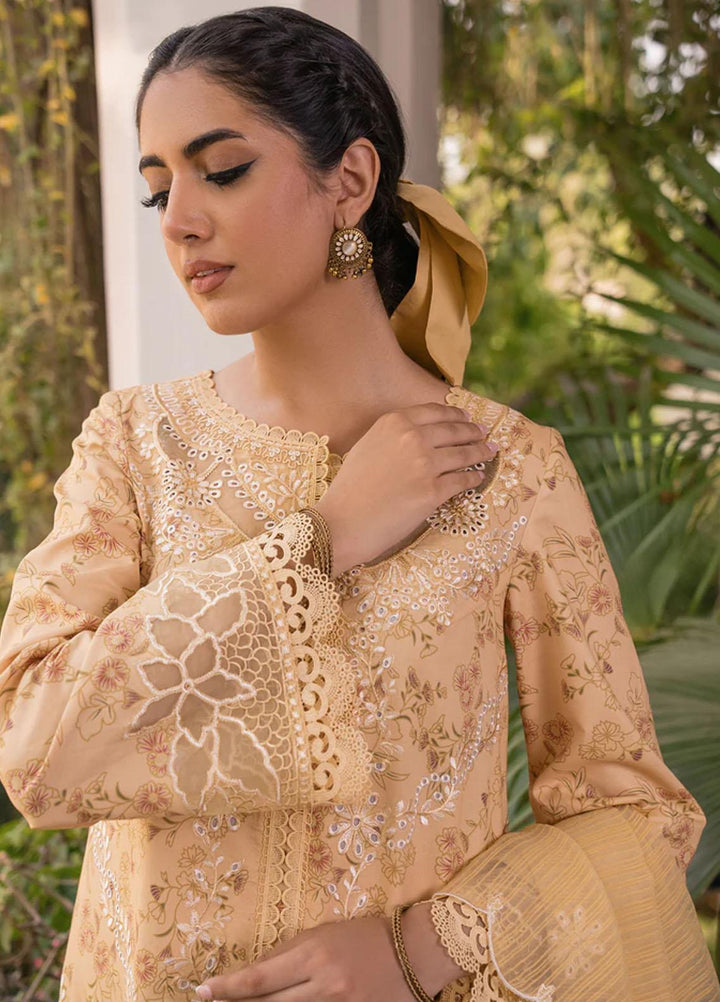 Shezlin By Aabyaan Embroidered Chikankari Suits Unstitched 3 Piece ABY23S AC-01 Raiya - Summer Collection