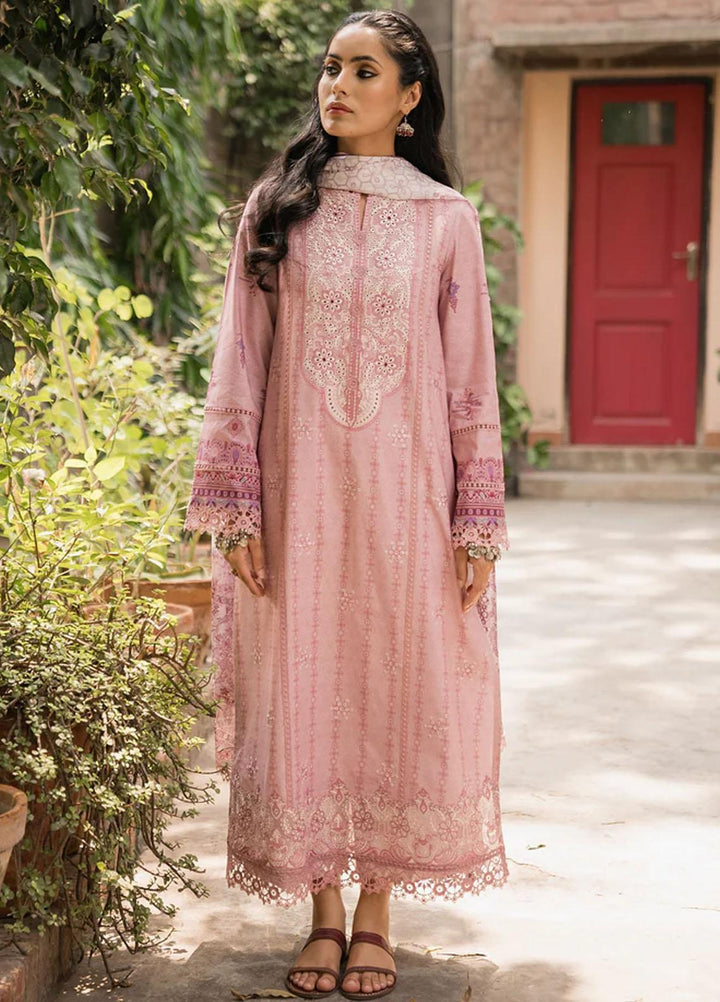 Shezlin By Aabyaan Embroidered Chikankari Suits Unstitched 3 Piece ABY23S AC-03 Neeshay - Summer Collection