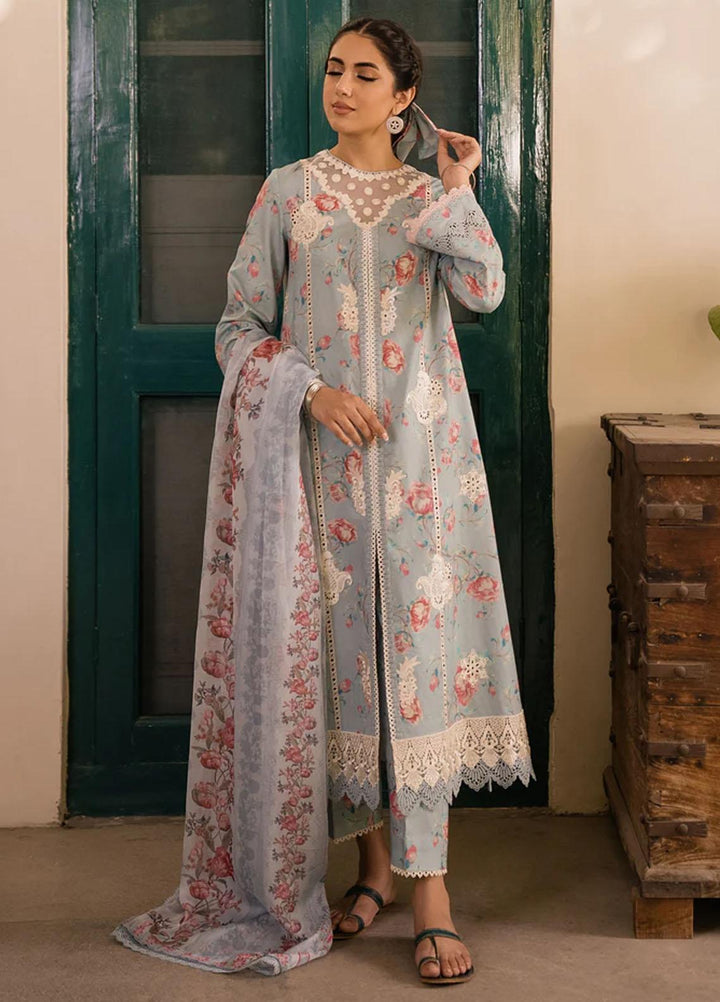 Shezlin By Aabyaan Embroidered Chikankari Suits Unstitched 3 Piece ABY23S AC-04 Esme - Summer Collection