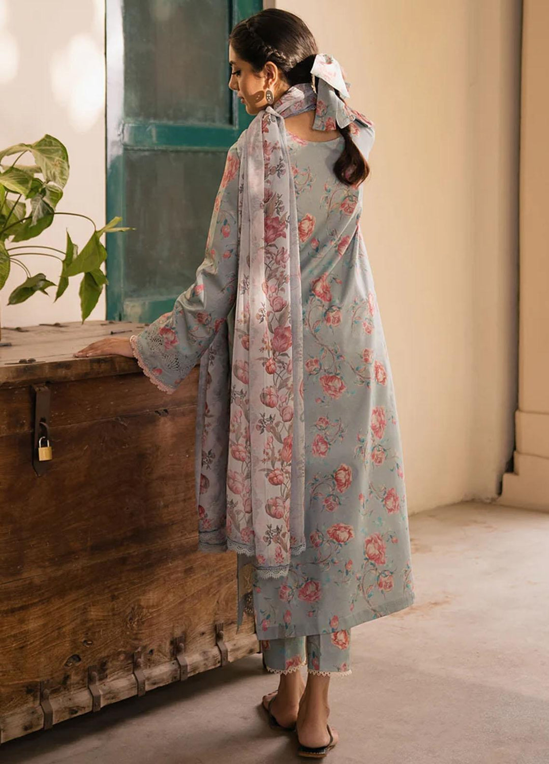 Shezlin By Aabyaan Embroidered Chikankari Suits Unstitched 3 Piece ABY23S AC-04 Esme - Summer Collection