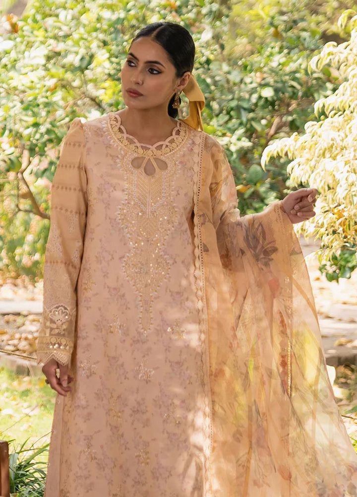 Shezlin By Aabyaan Embroidered Chikankari Suits Unstitched 3 Piece ABY23S AC-05 Alara - Summer Collection
