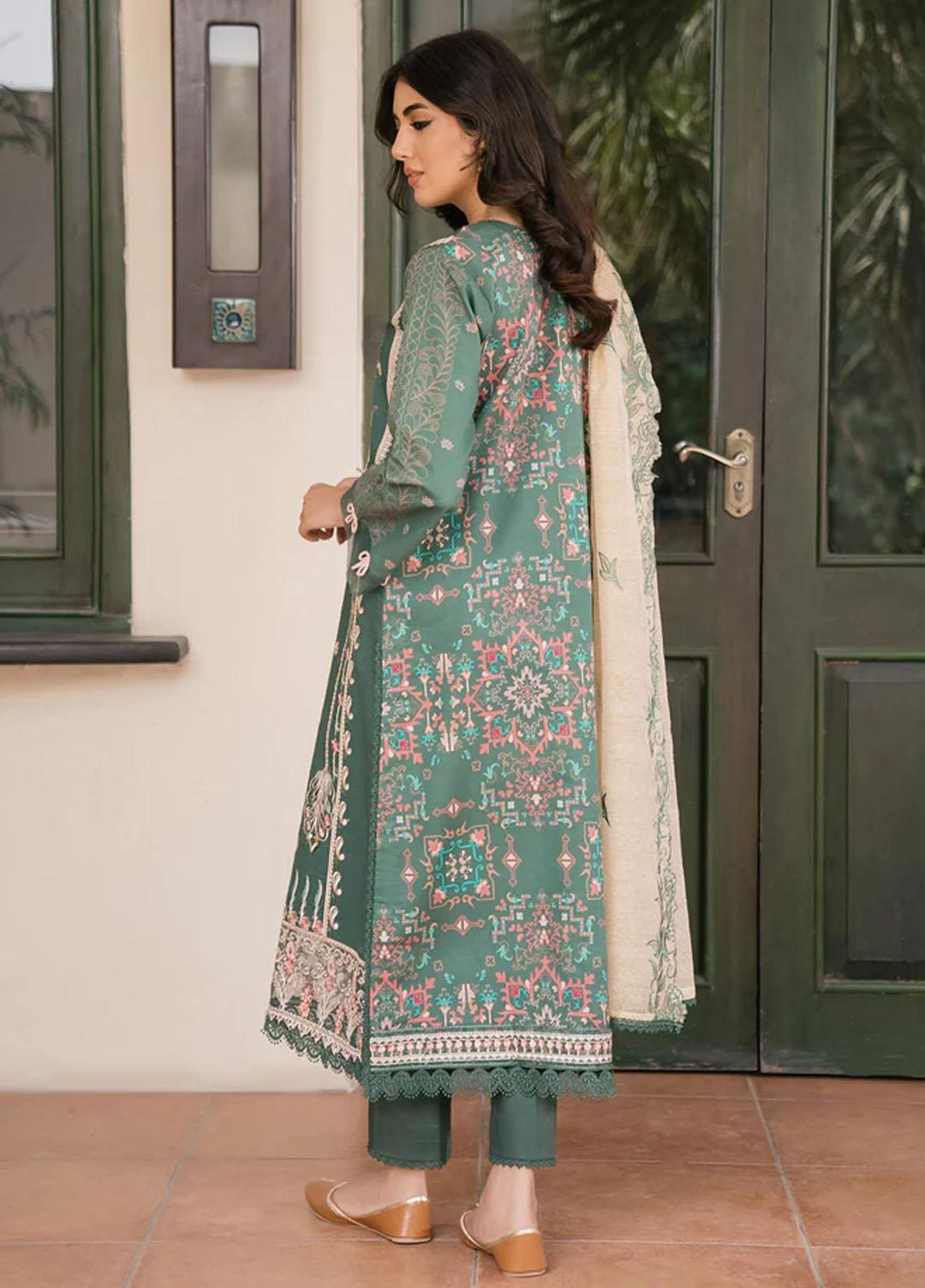 Shezlin By Aabyaan Embroidered Chikankari Suits Unstitched 3 Piece ABY23S AC-06 Amani - Summer Collection