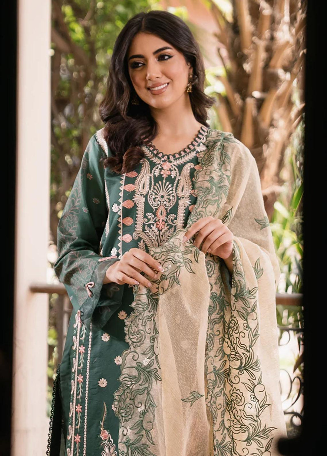 Shezlin By Aabyaan Embroidered Chikankari Suits Unstitched 3 Piece ABY23S AC-06 Amani - Summer Collection