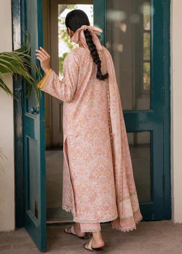 Shezlin By Aabyaan Embroidered Chikankari Suits Unstitched 3 Piece ABY23S AC-07 Elanah - Summer Collection