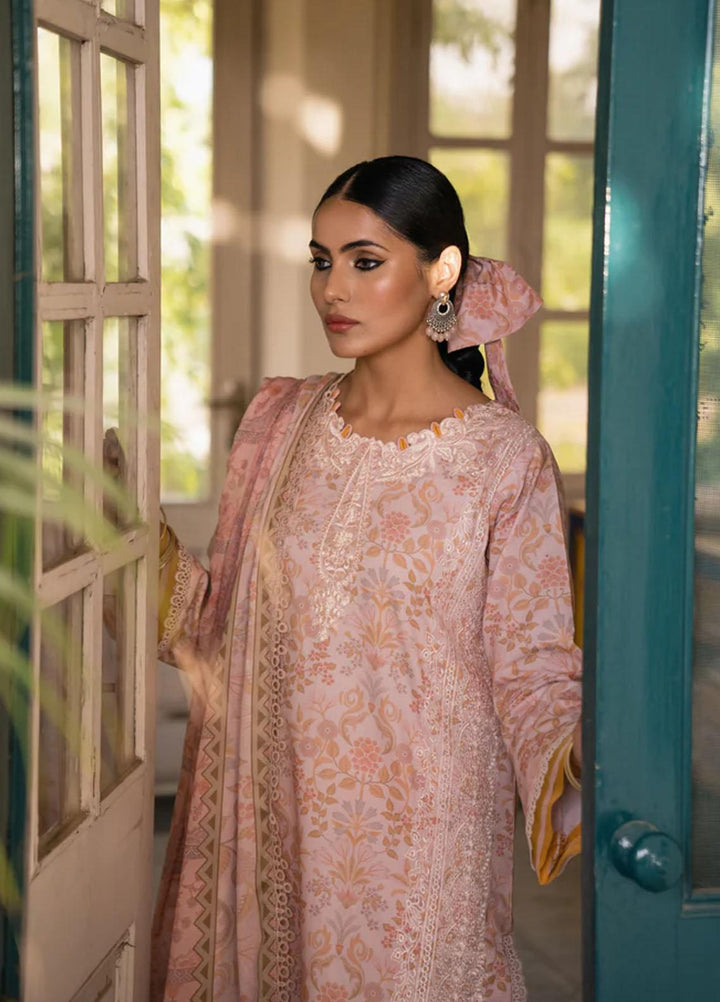 Shezlin By Aabyaan Embroidered Chikankari Suits Unstitched 3 Piece ABY23S AC-07 Elanah - Summer Collection