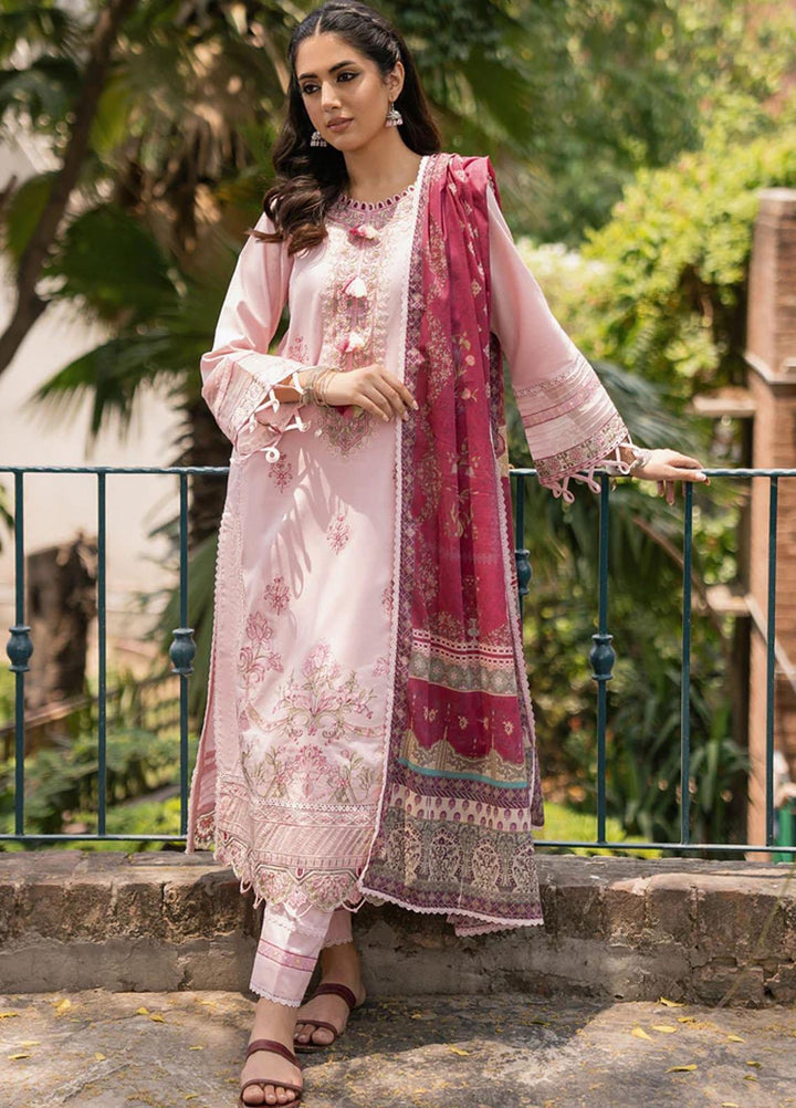 Shezlin By Aabyaan Embroidered Chikankari Suits Unstitched 3 Piece ABY23S AC-09 Zoey - Summer Collection