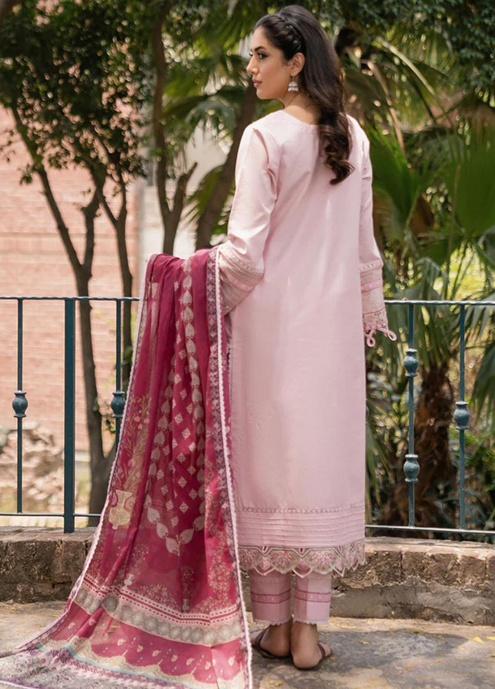 Shezlin By Aabyaan Embroidered Chikankari Suits Unstitched 3 Piece ABY23S AC-09 Zoey - Summer Collection