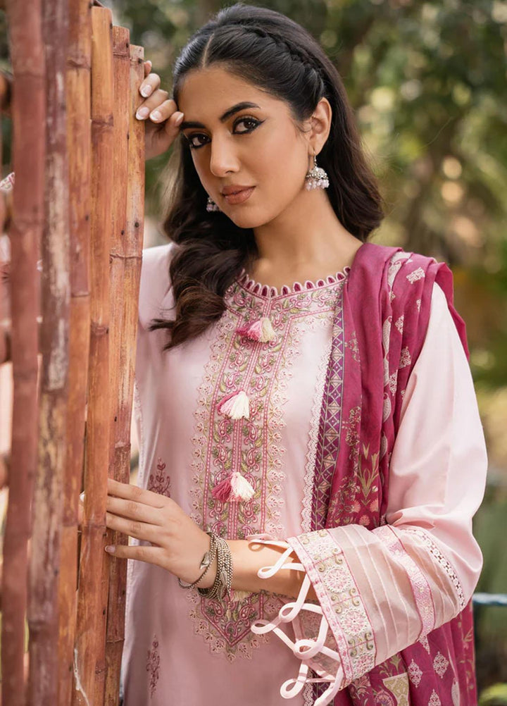 Shezlin By Aabyaan Embroidered Chikankari Suits Unstitched 3 Piece ABY23S AC-09 Zoey - Summer Collection